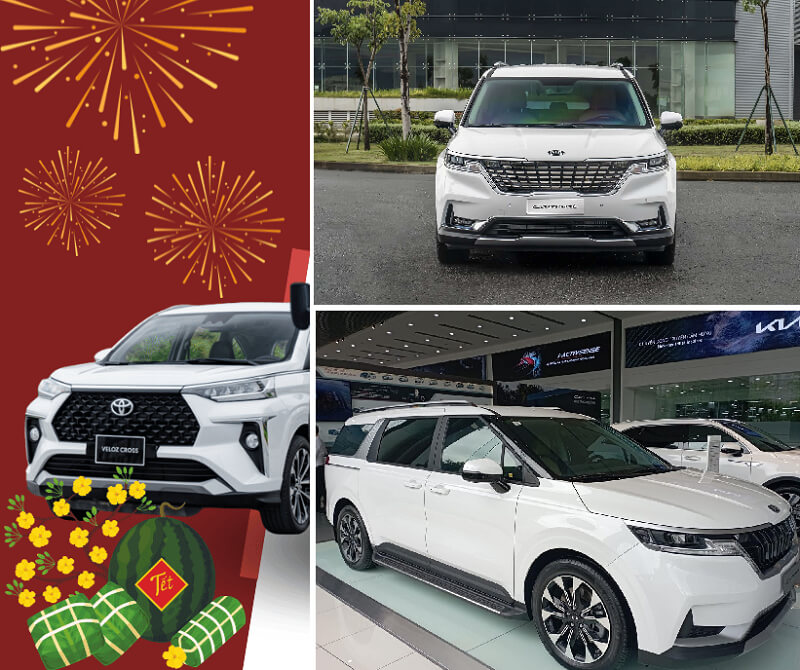 Giá thuê xe 7 chỗ tự lái dịp Tết bao nhiêu? Bảng giá mới nhất
